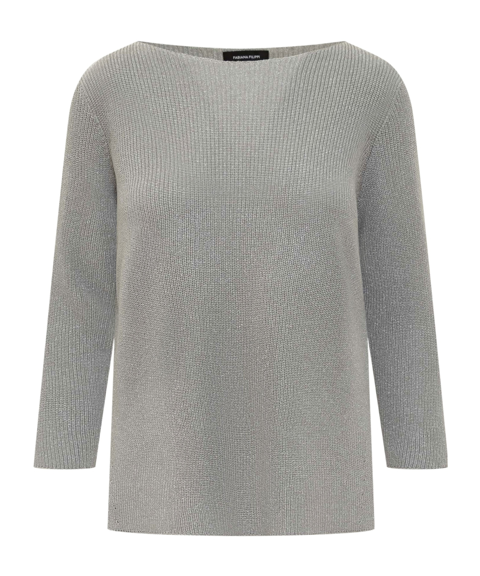 Fabiana Filippi Silver Sweater In Gray