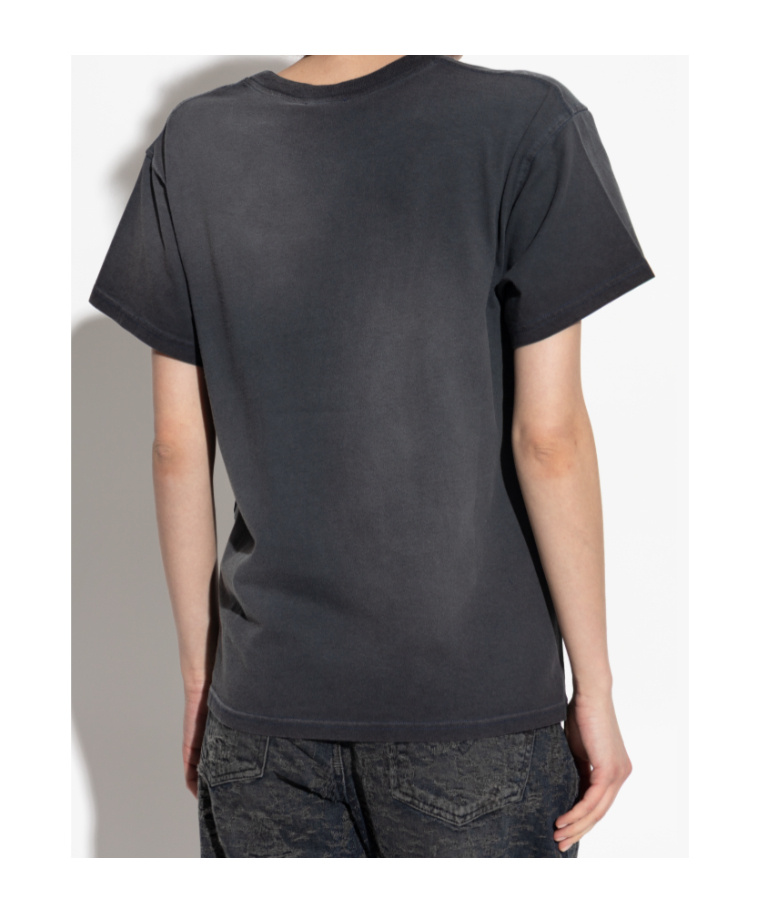 Diesel T-marey-r2 Graphic-print T-shirt In Black