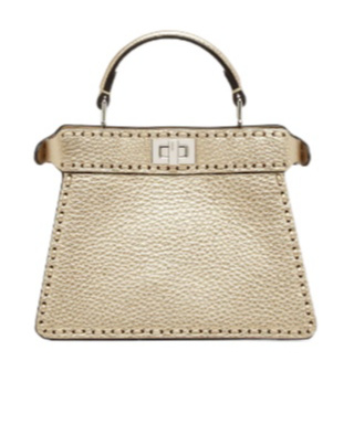 Fendi Peekaboo Iseeu Petite Tote Bag In Nude