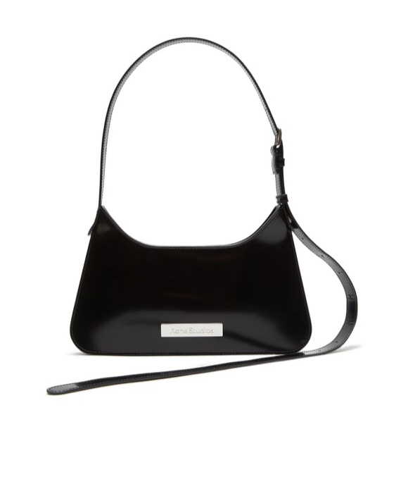 Acne Studios Mini Platt Shoulder Bag In Black