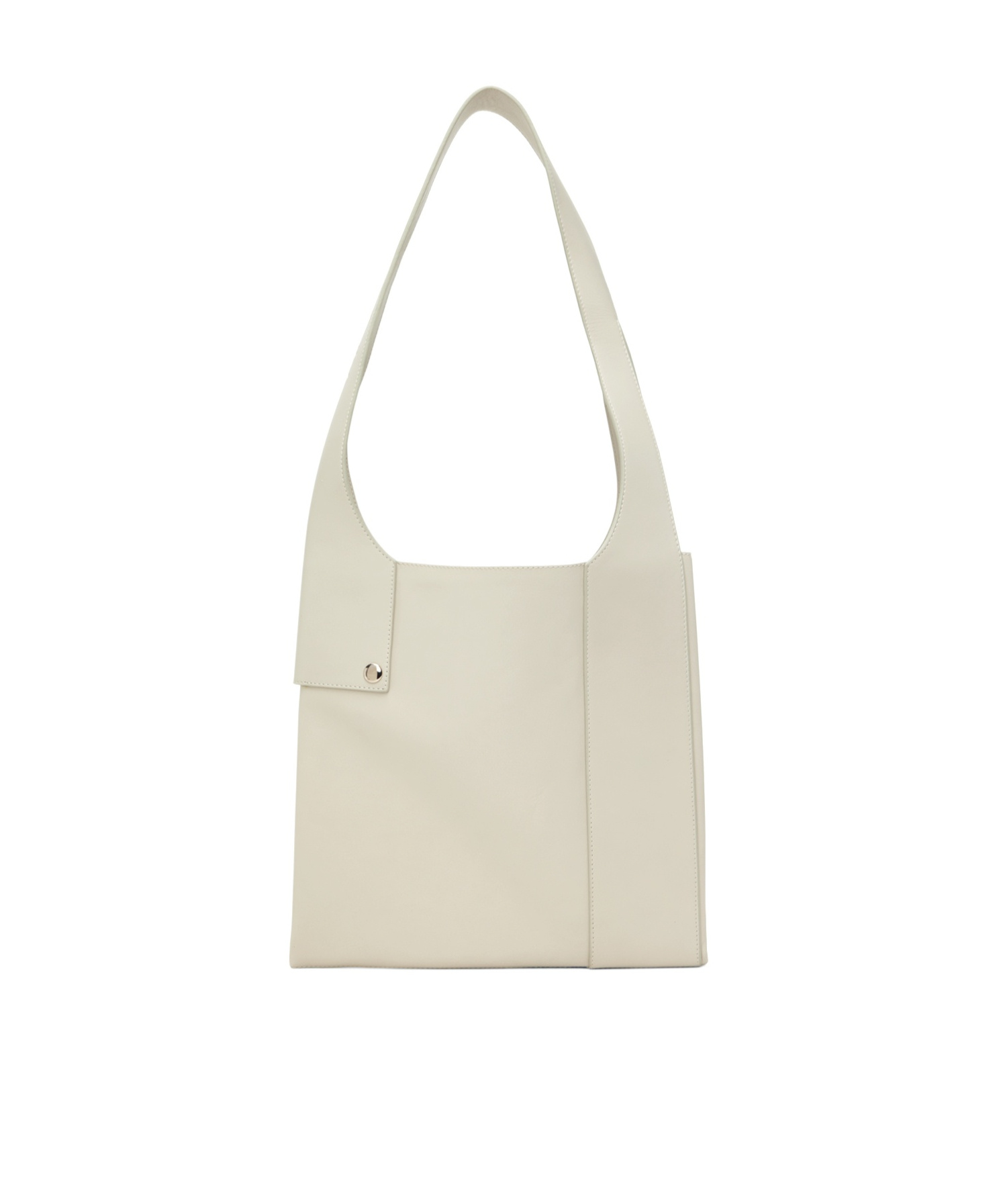 Apc Stitled Logo Shoulder Bag In Nude