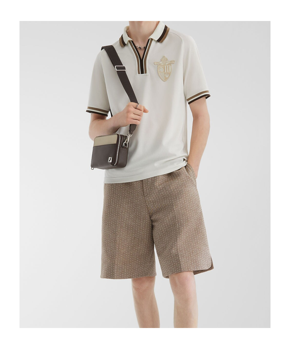 Fendi Cotton T-shirt In White