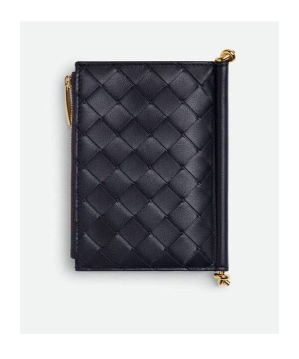 Bottega Veneta Solstice Medium Bi-fold Wallet In Black