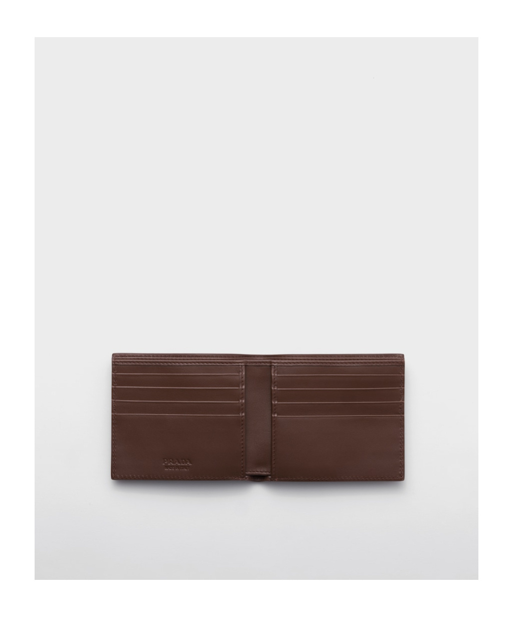 Prada Logo-plaque Leather Cardholder