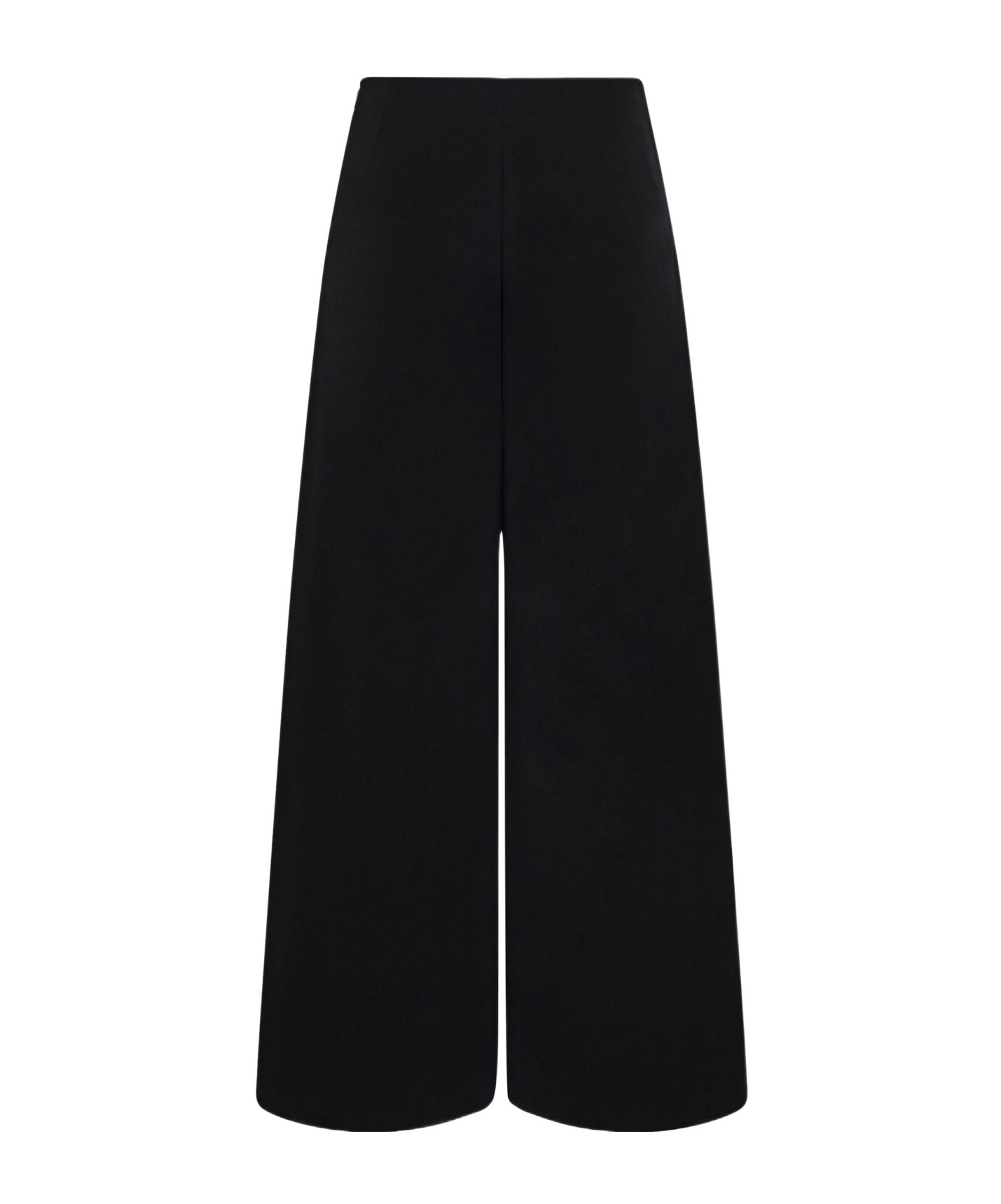 Shop The Row Dela Wool Palazzo Pants In Black