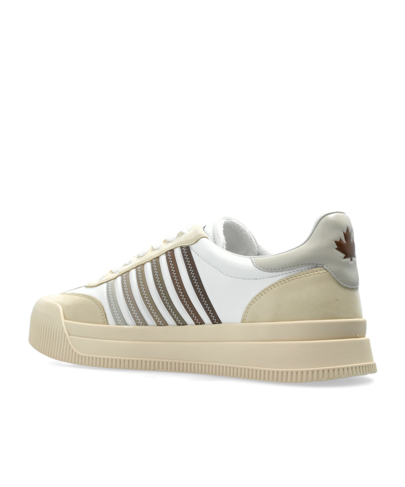 Shop Dsquared2 New Jersey Sneakers In Nude