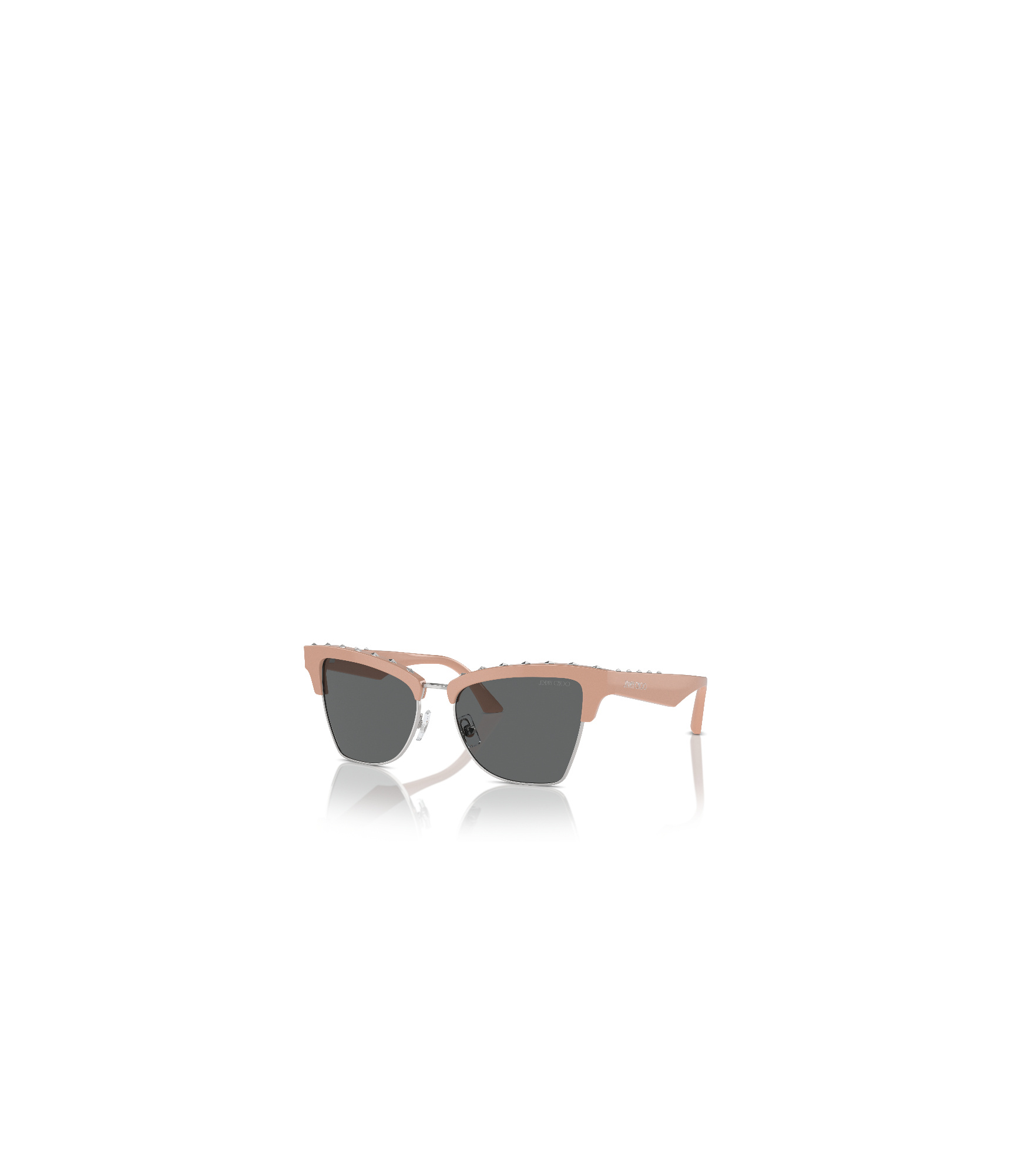 Jimmy Choo Eyewear Maxime Butterfly Frame Sunglasses In Gray