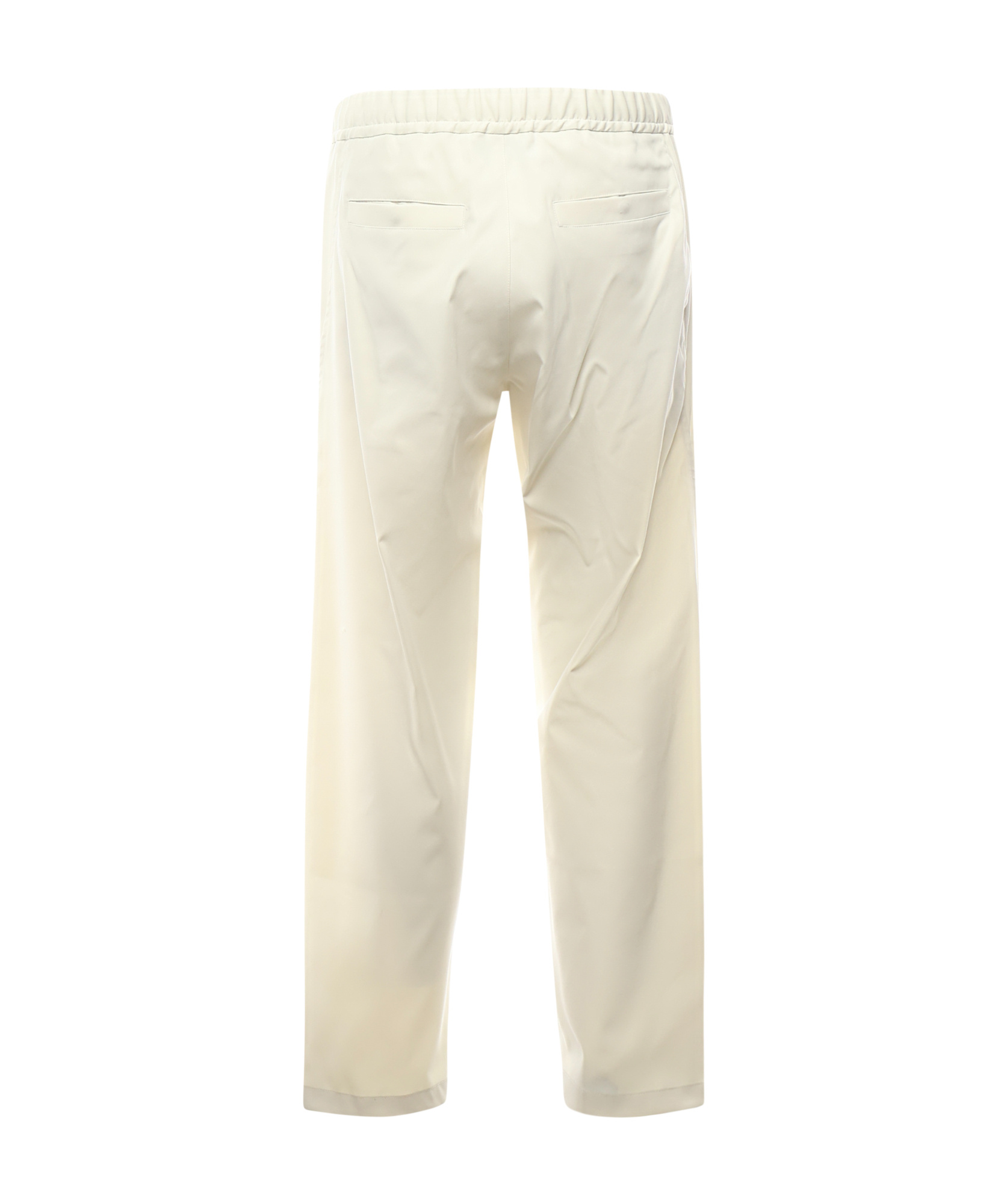 Herno Tapered Pants With Drawstring Waistband In Beige