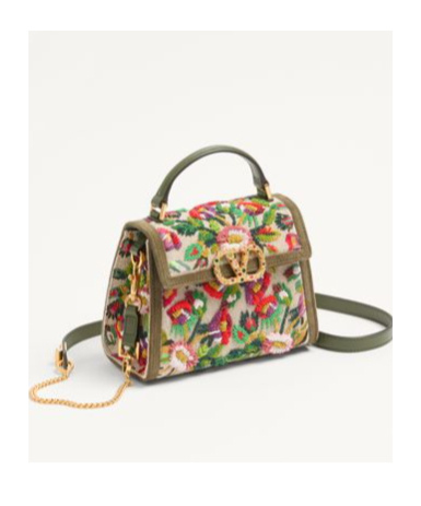 Valentino Bead-embellished Tote Bag In Nude