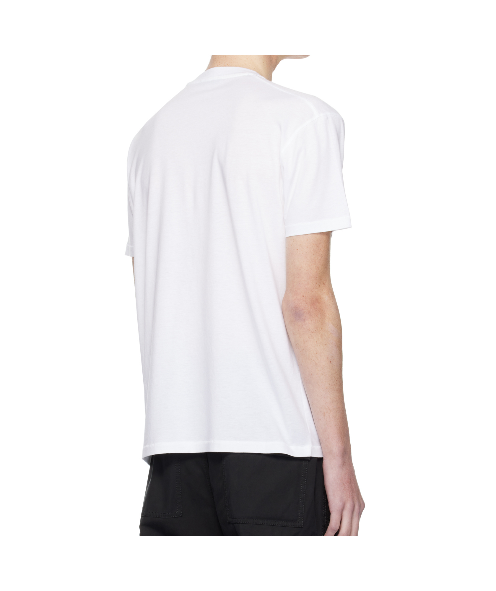 Tom Ford White Lyocell Cotton Crew T-shirt In White