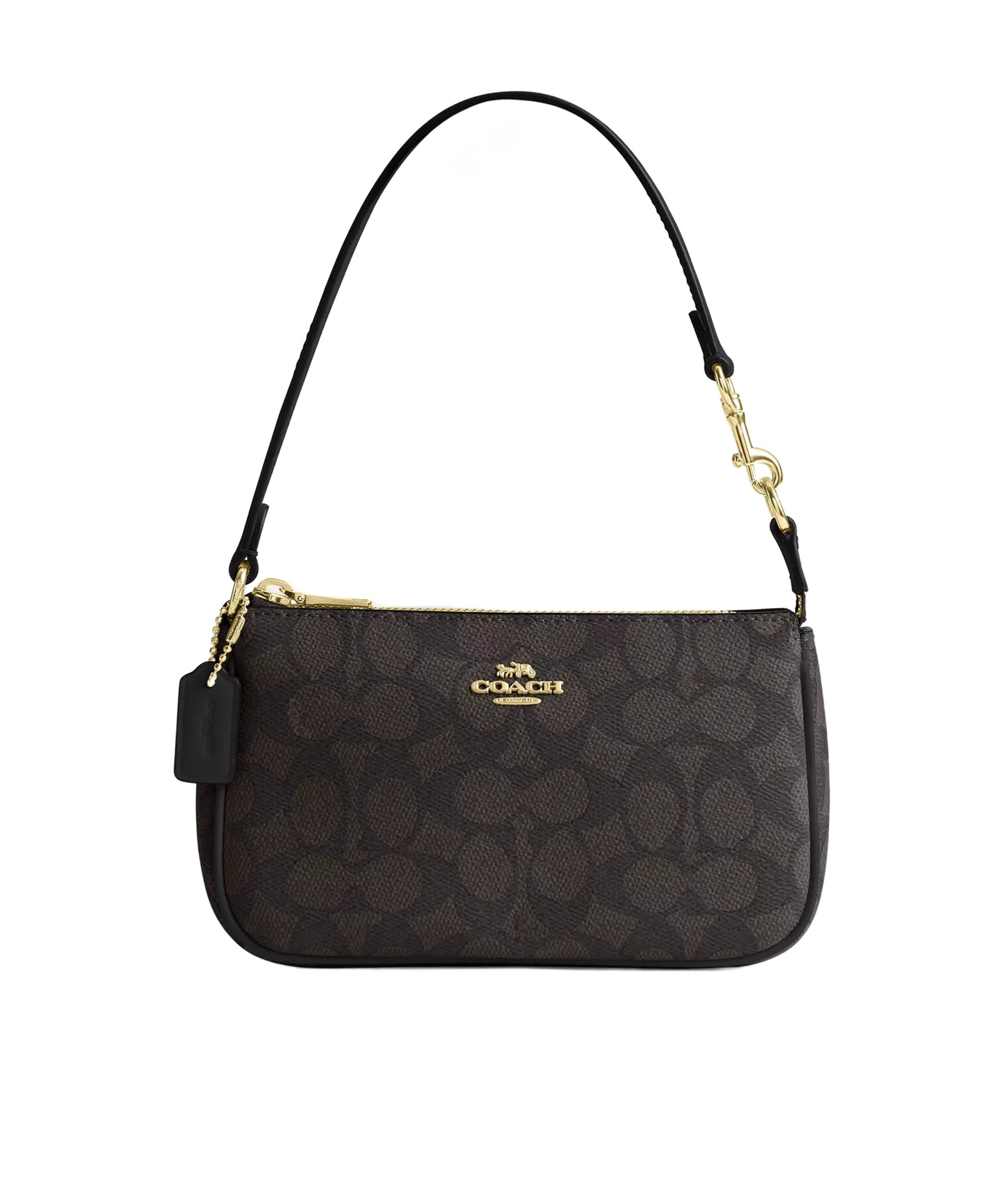 Coach Nolita 19 In Signature Canvas In Black
