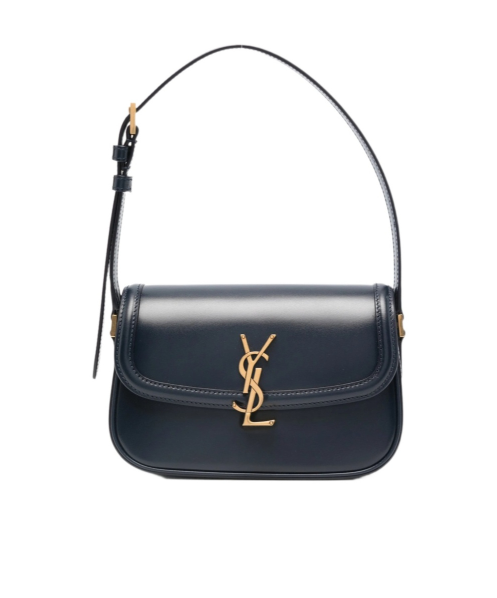 Saint Laurent Mini Solferino Shoulder Bag In Black