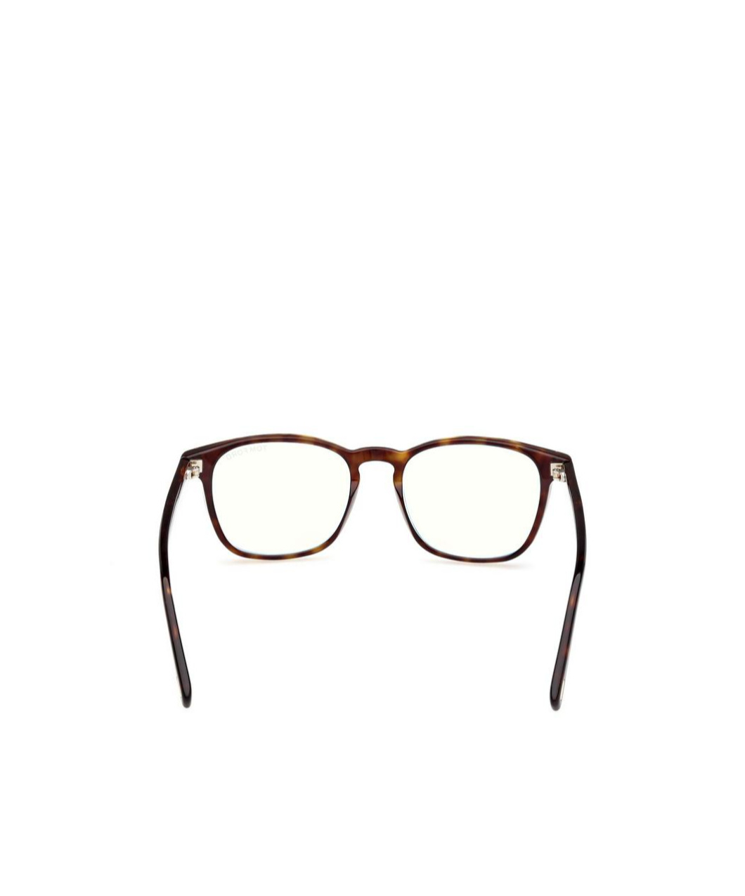 Tom Ford 50mm Round Blue Block Filter Optical Glasses In White