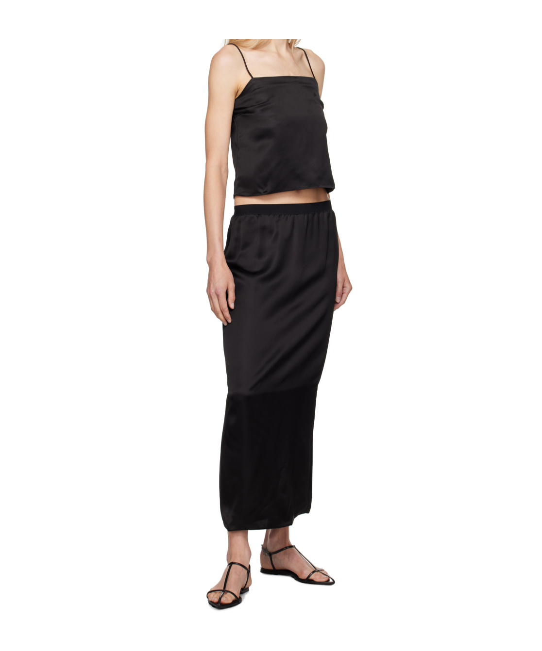 Wardrobe.nyc Thin Shoulder Strap Suspenders In Black