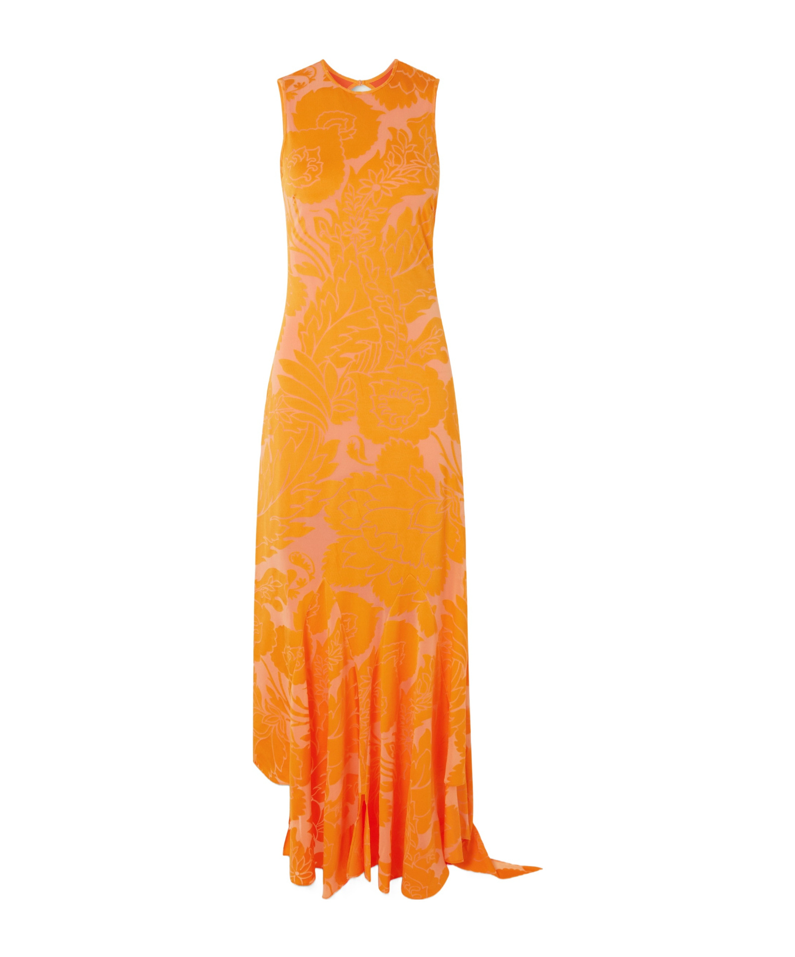 Etro Jersey Maxi Dress In Orange