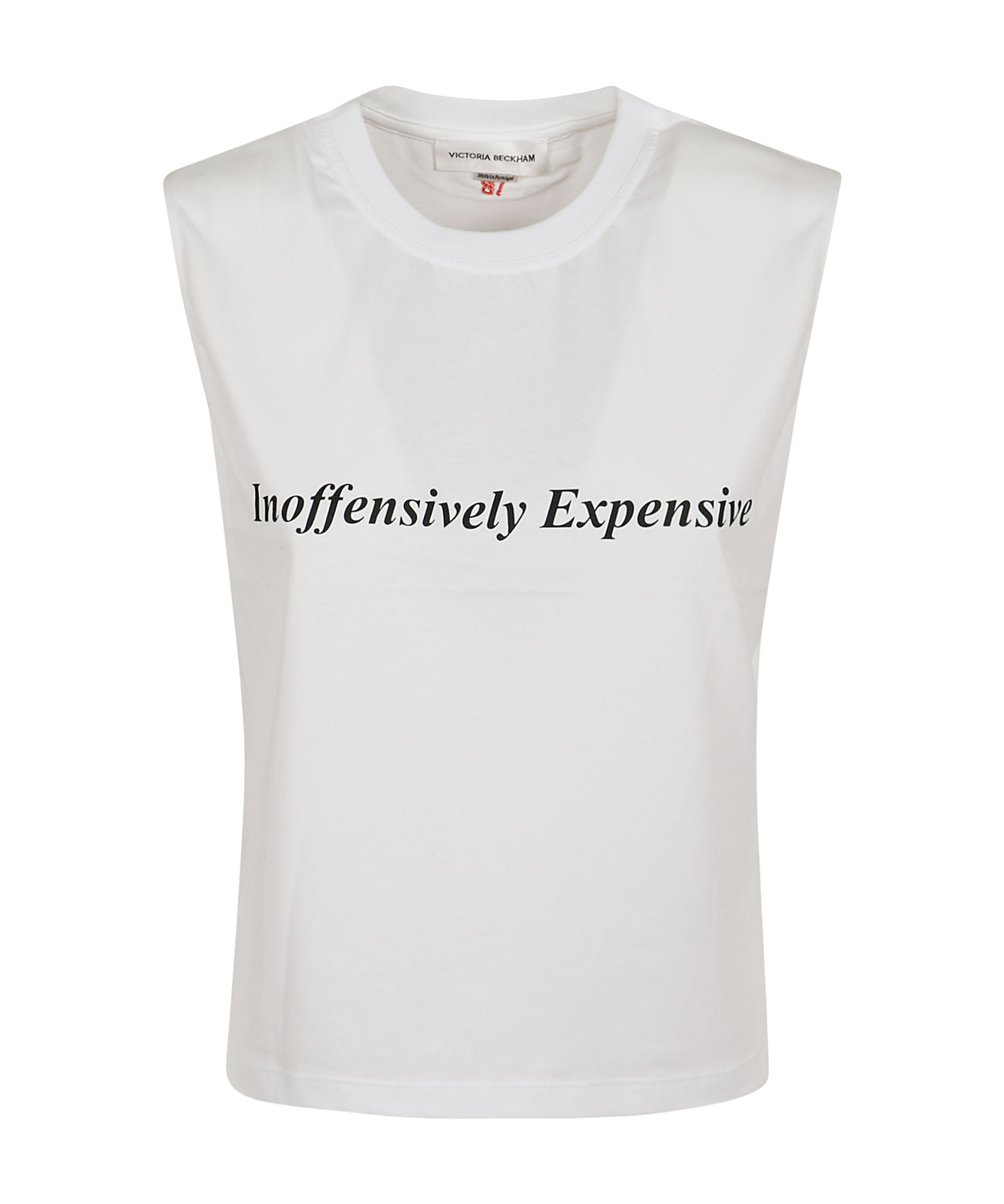 Victoria Beckham Be Honest T-shirt In White