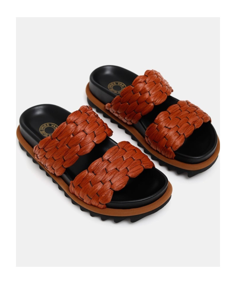 DRIES VAN NOTEN PEEP-TOE, PATENT-LEATHER BOOTIES