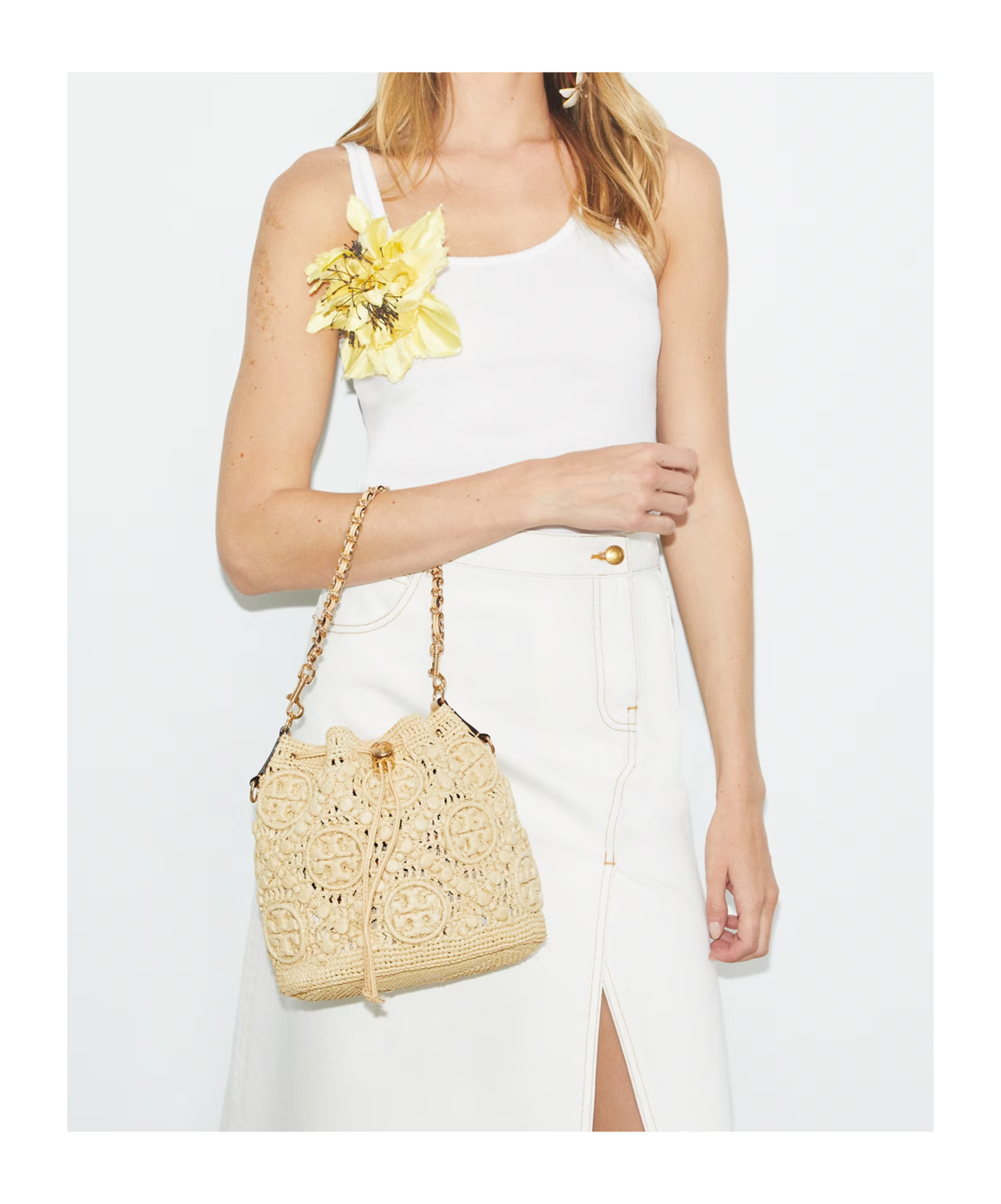 TORY BURCH MONOGRAM-PATTERN BAG