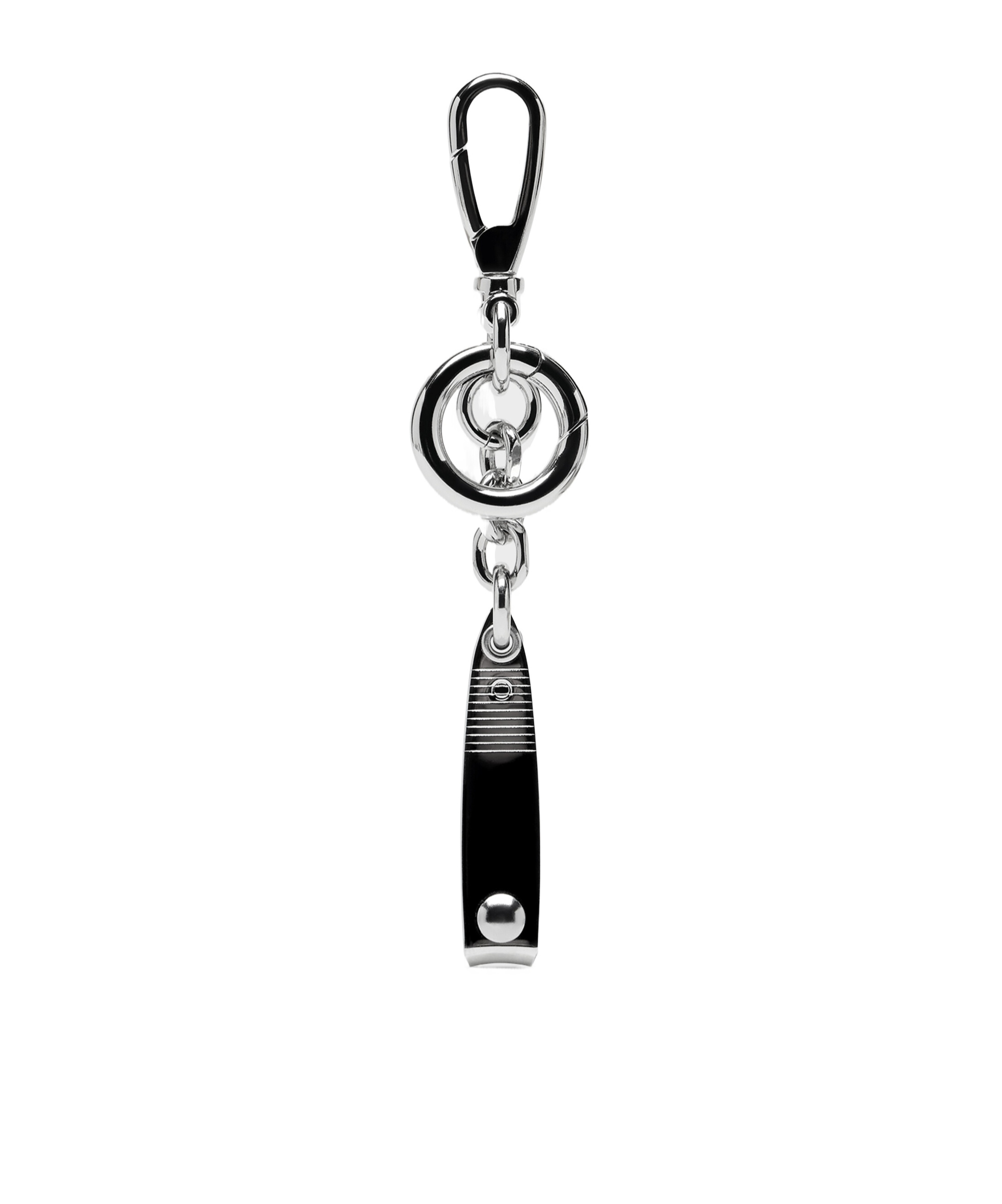 Maison Margiela Nail Cutter Keyring In Black