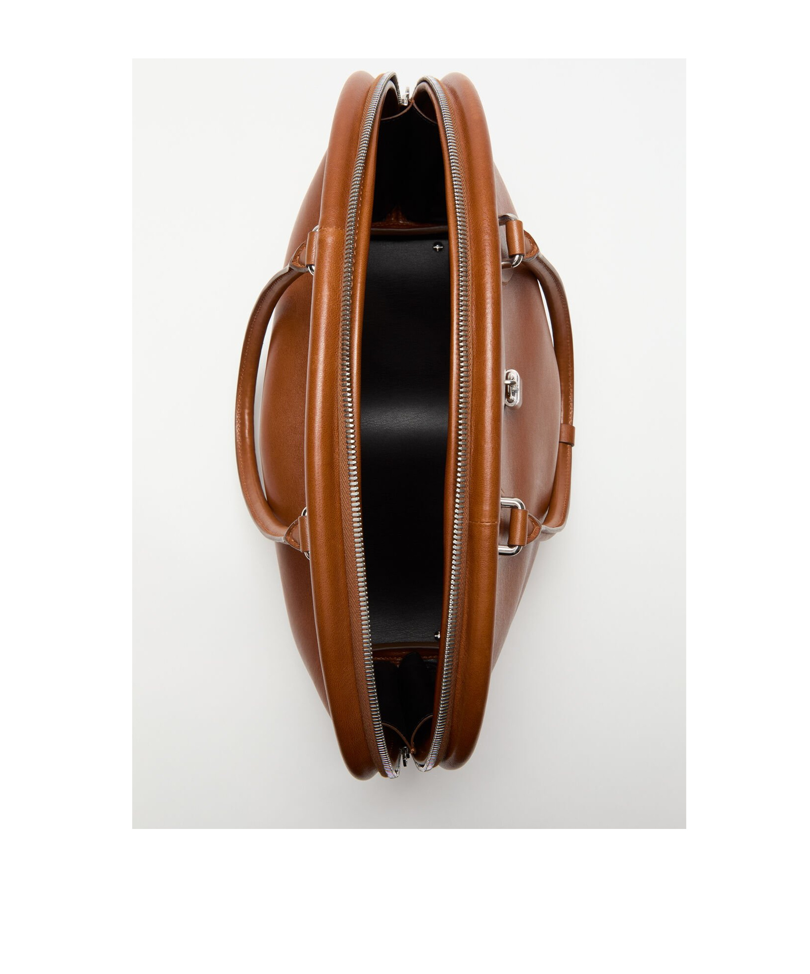Shop Acne Studios Leather Shoulder Bag In Brown