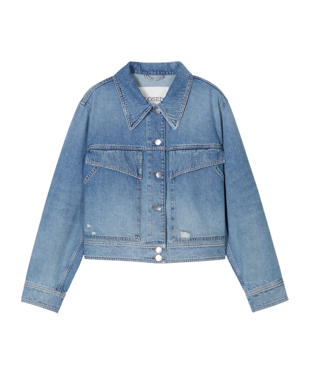 Shop Closed Denim Jacket In Blue