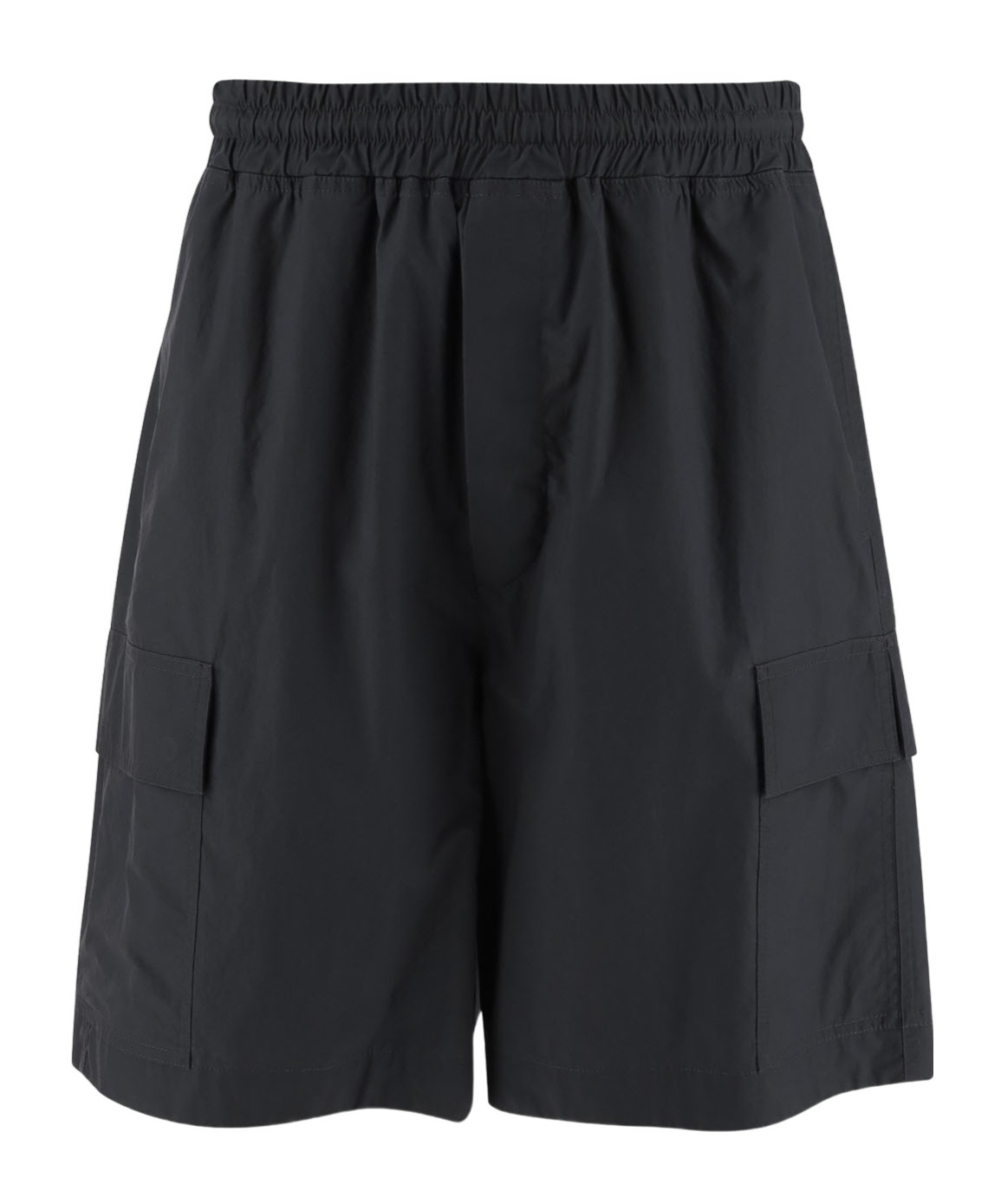 Bottega Veneta Elastic Waist Shorts In Black