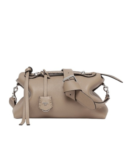 Fendi By The Way Selleria Medium Shoulder Bag In Nude