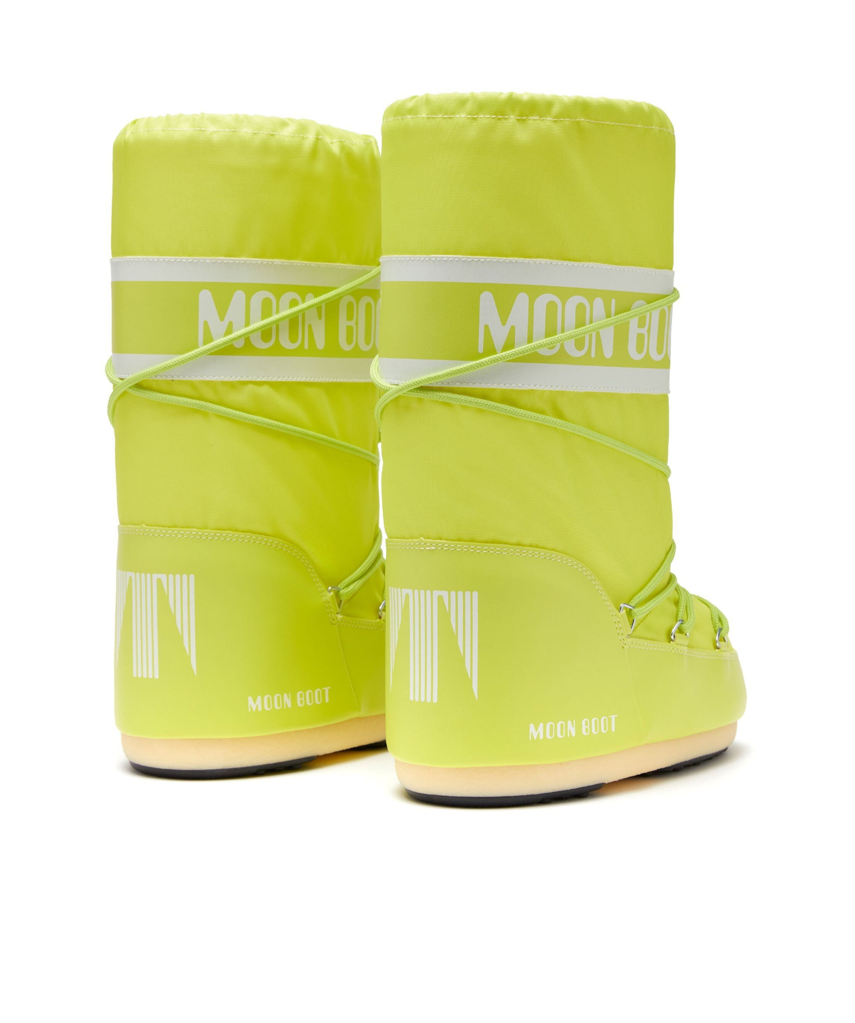 Moon Boot Icon Logo-print Boots In Green