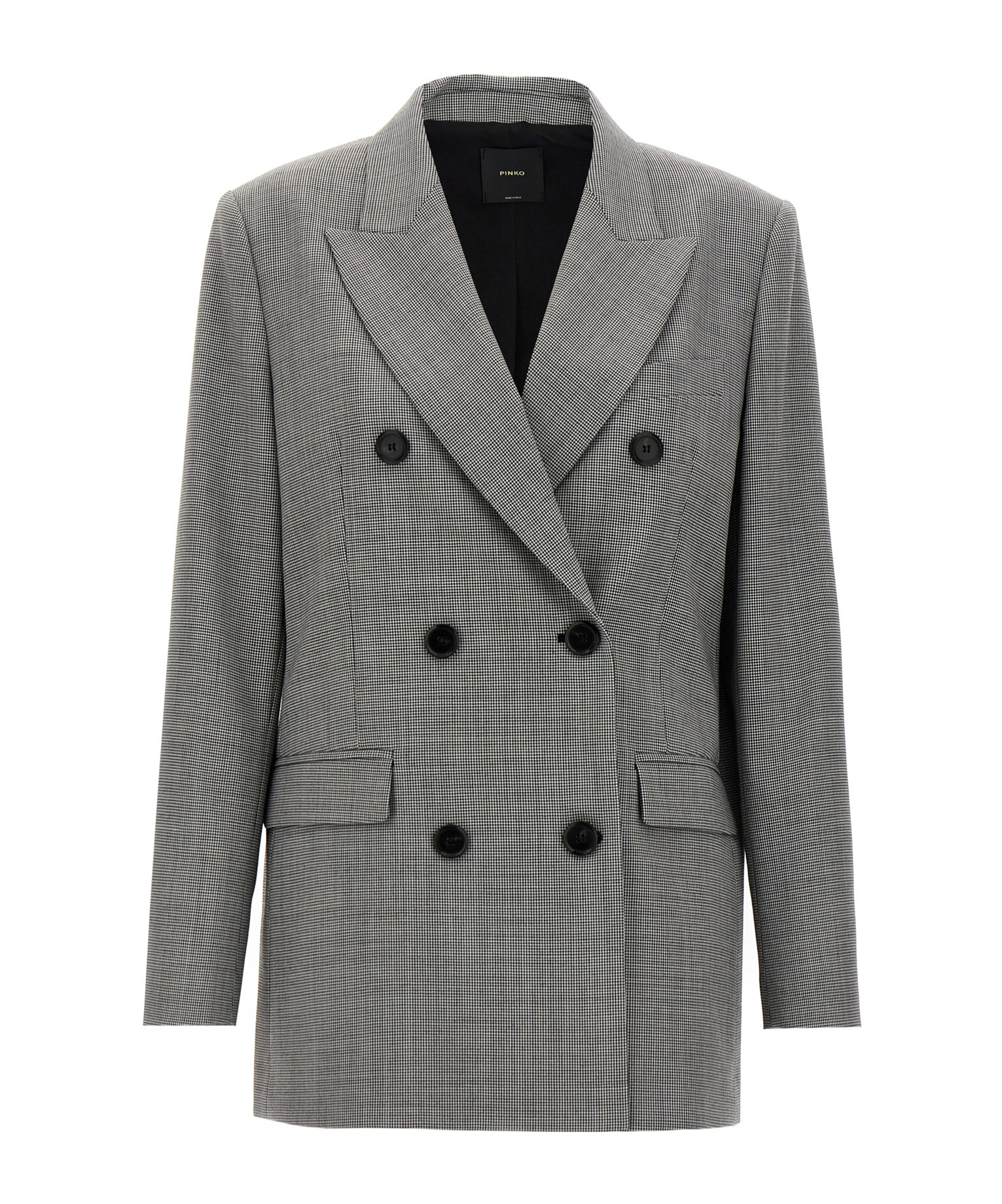 Pinko New Guinea Blazer And Suits White/black In Gray