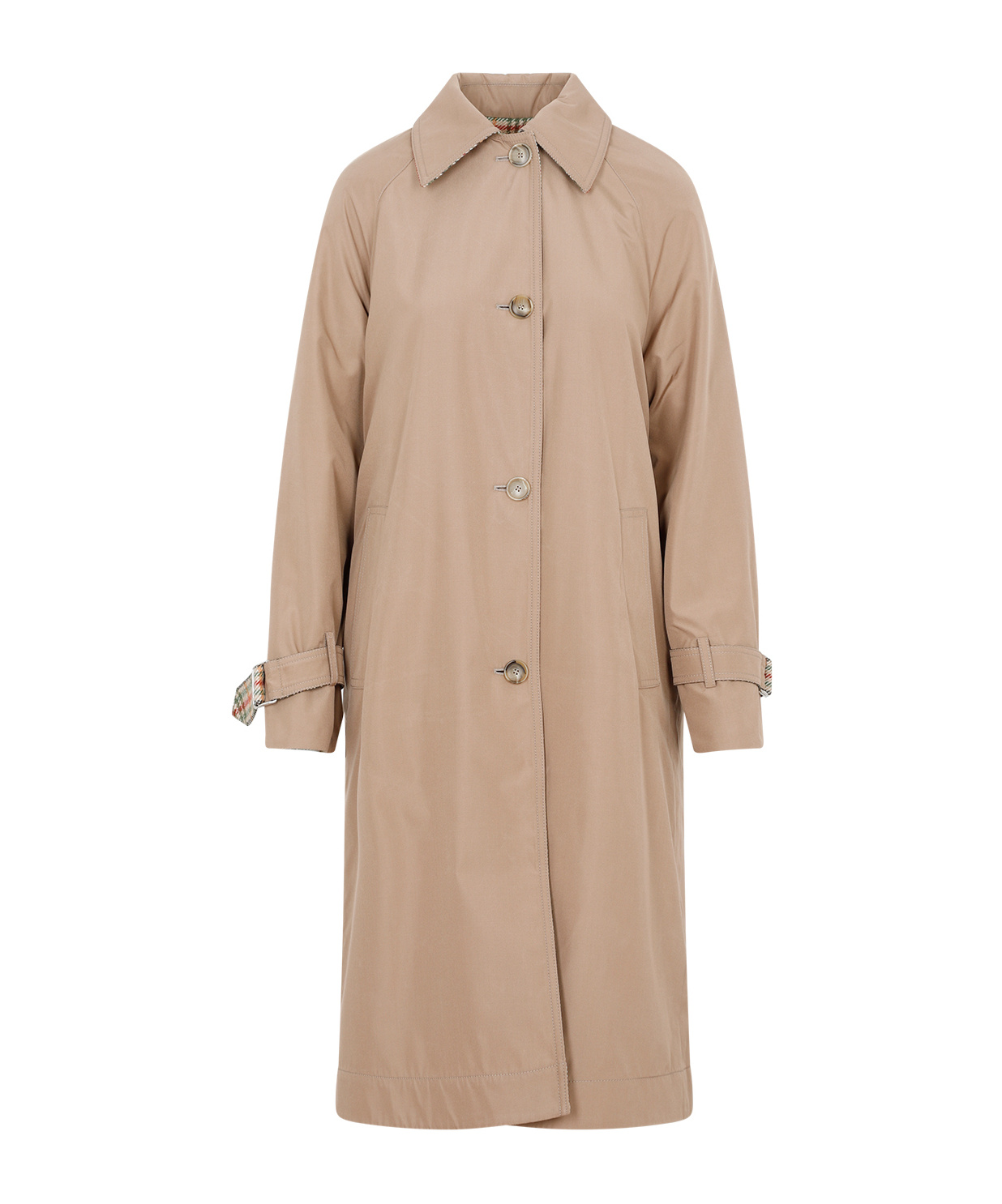 Shop Akris Ruth Reversible Coat In Nude