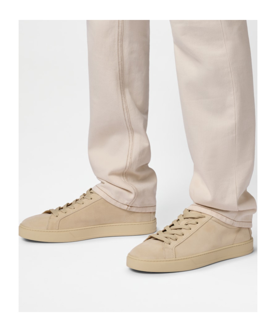 Tod's Suede Sneakers In Yellow