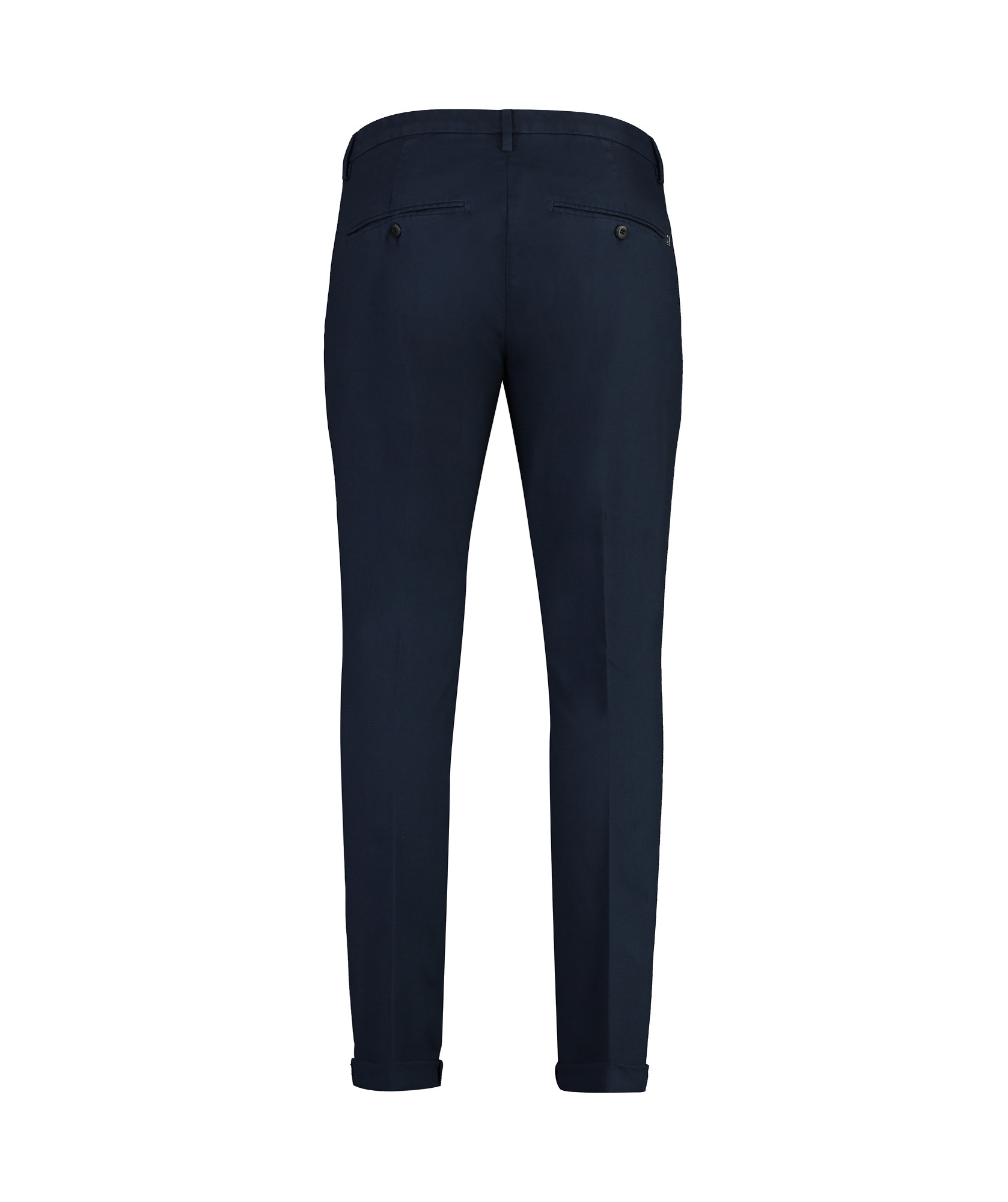 Dondup Gaubert Pants In Blue Cotton In Black
