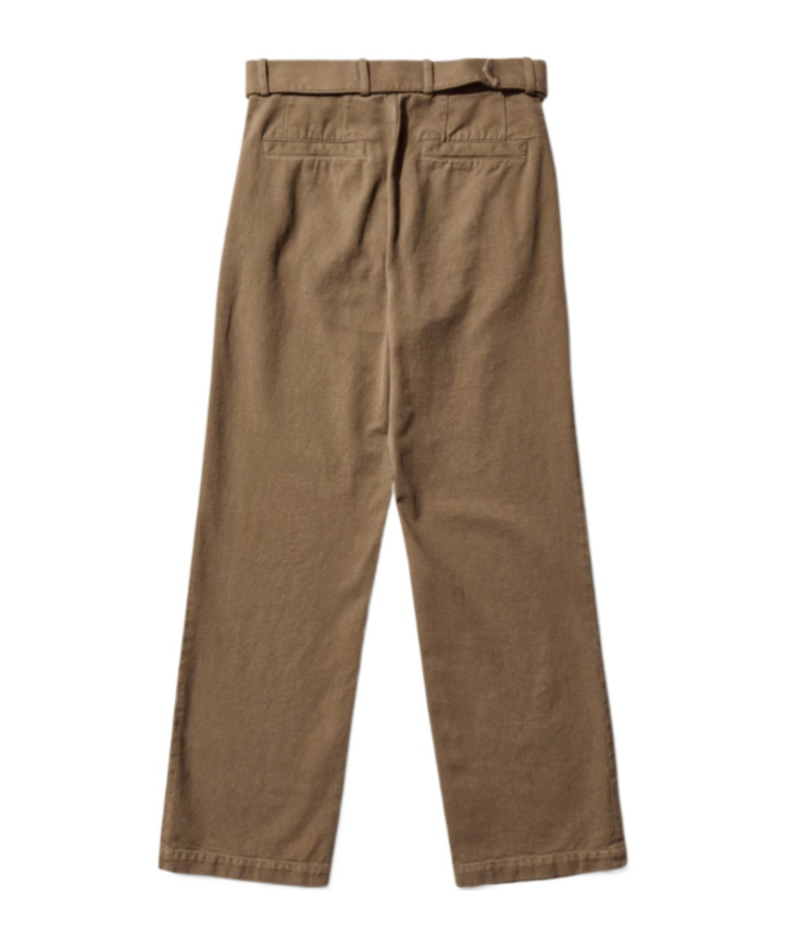 Dries Van Noten Men S Overdyed Sailor Pants Mud In Brown