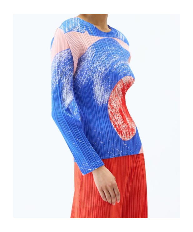 Shop Issey Miyake Backlight Top In Multicolor