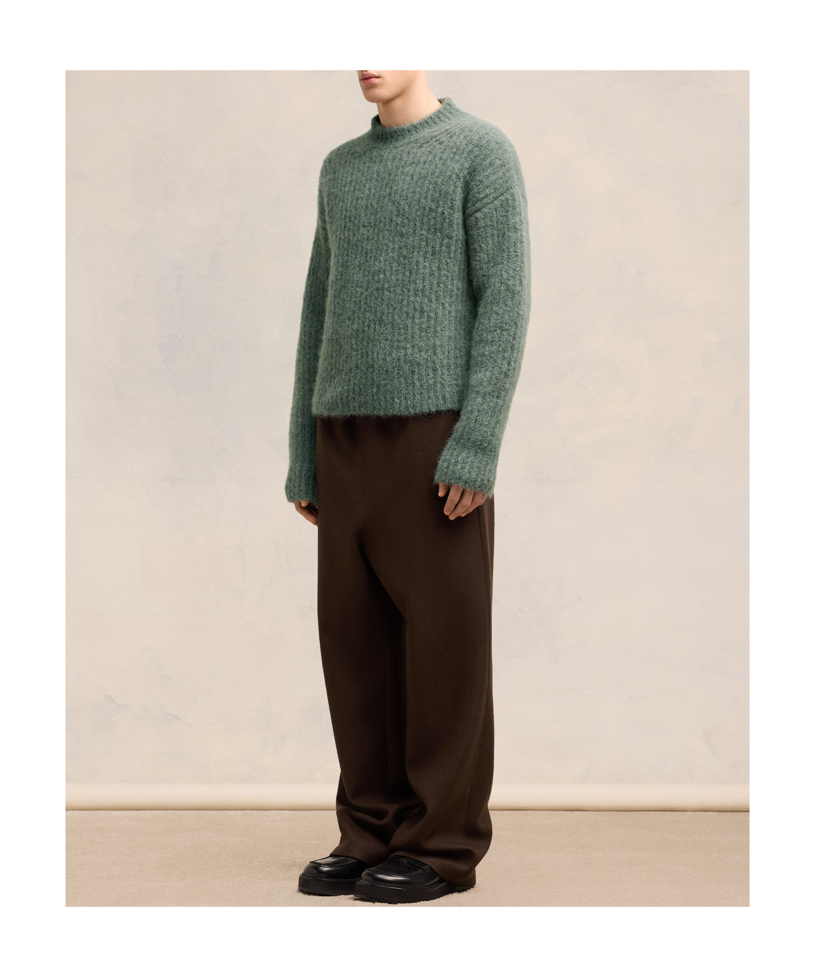 Ami Alexandre Mattiussi Ami Paris Sweaters In Green