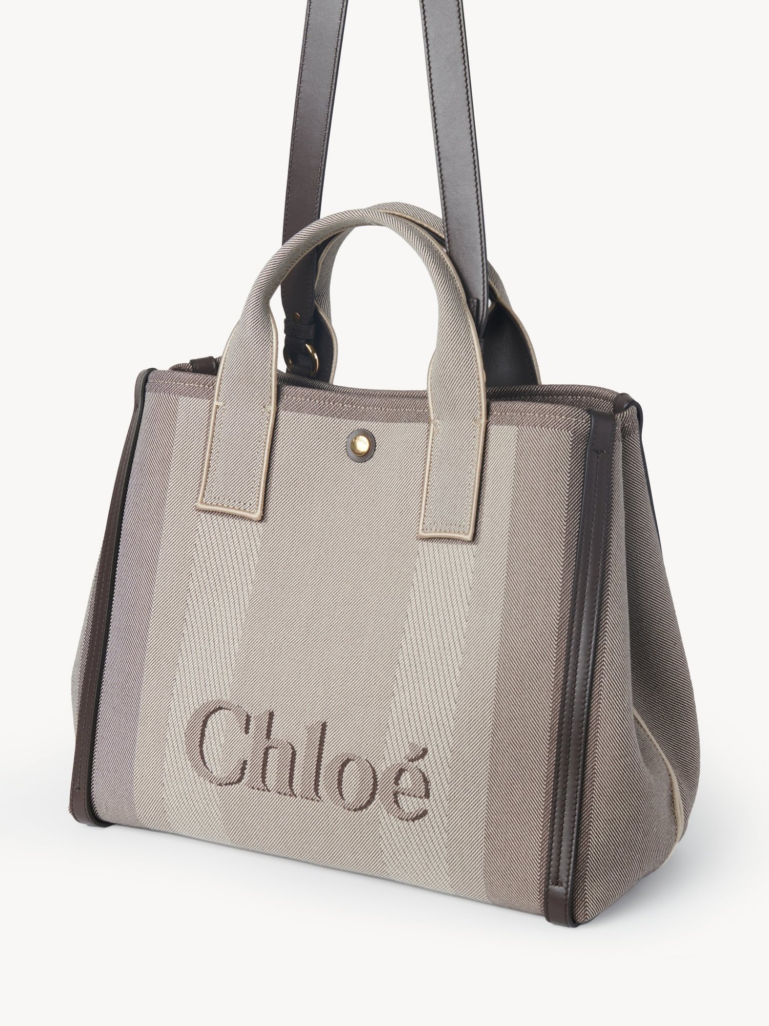 Chloé Carry Tote Bag In Gray