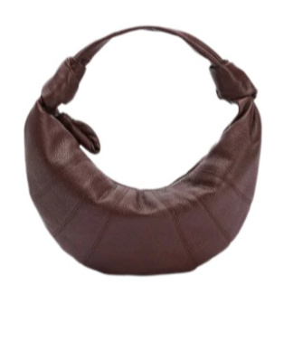 Lemaire Croissant Handbag In Brown