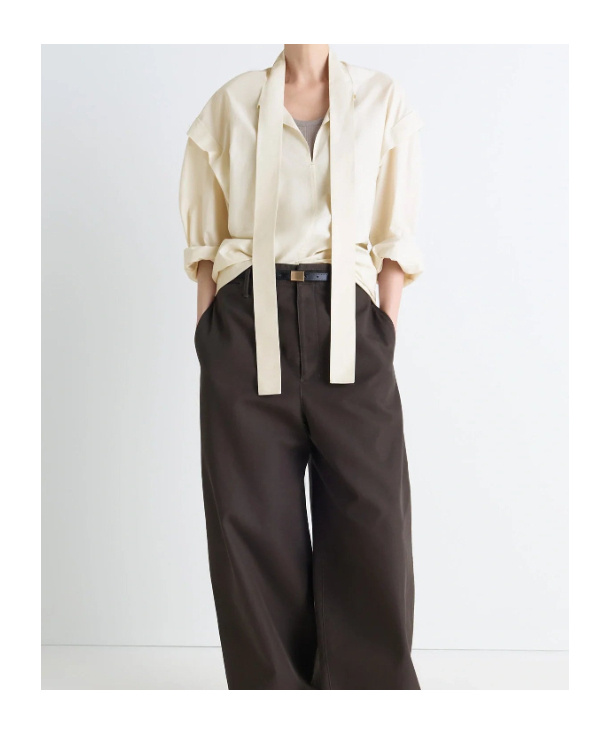Lemaire Ascot Blouse In White