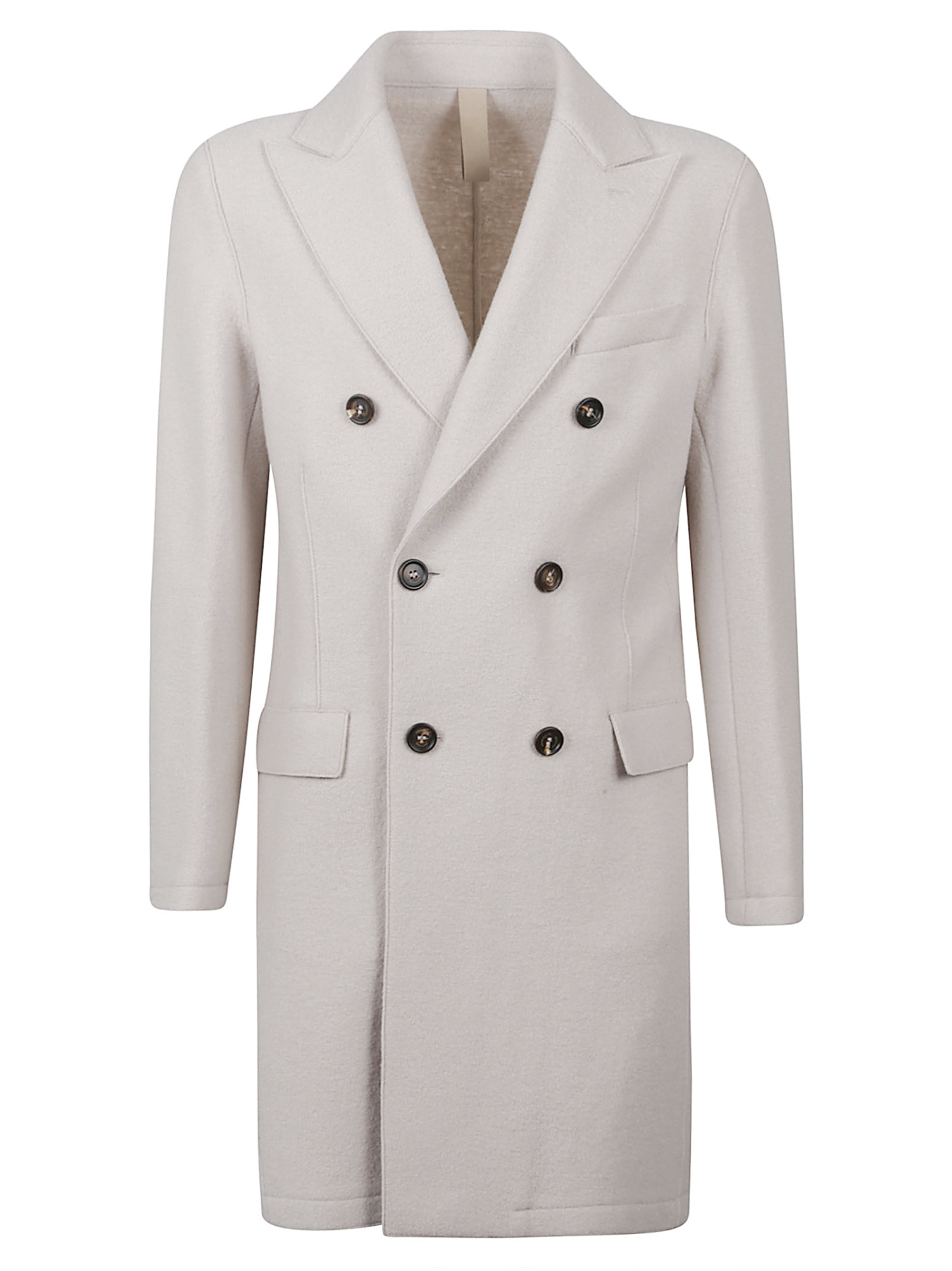 Eleventy Long Sleeve Coat In Burgundy
