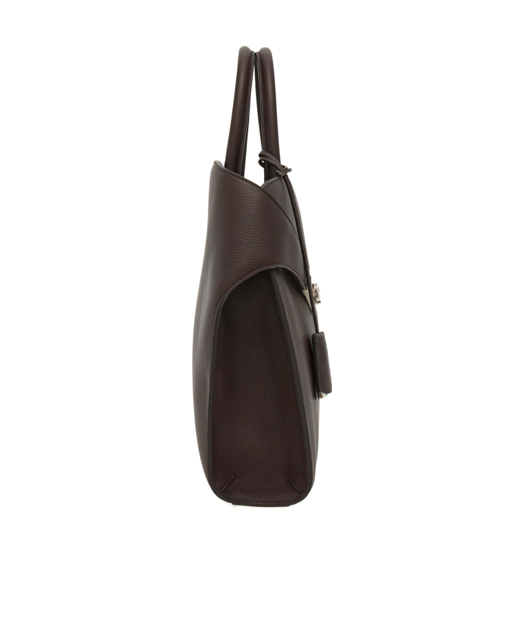 Ferragamo Hug Briefcase In Black