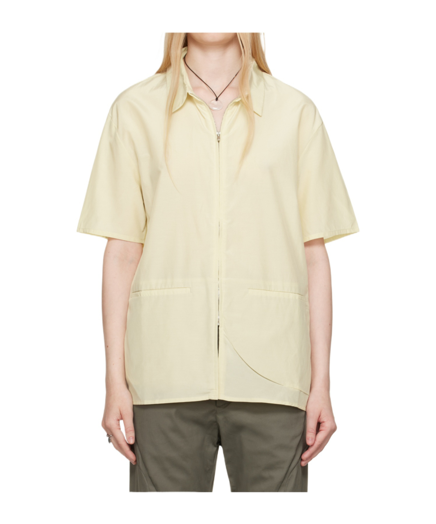 Post Archive Faction (paf) Yellow 8.0 Right Half Shirt In Neutral