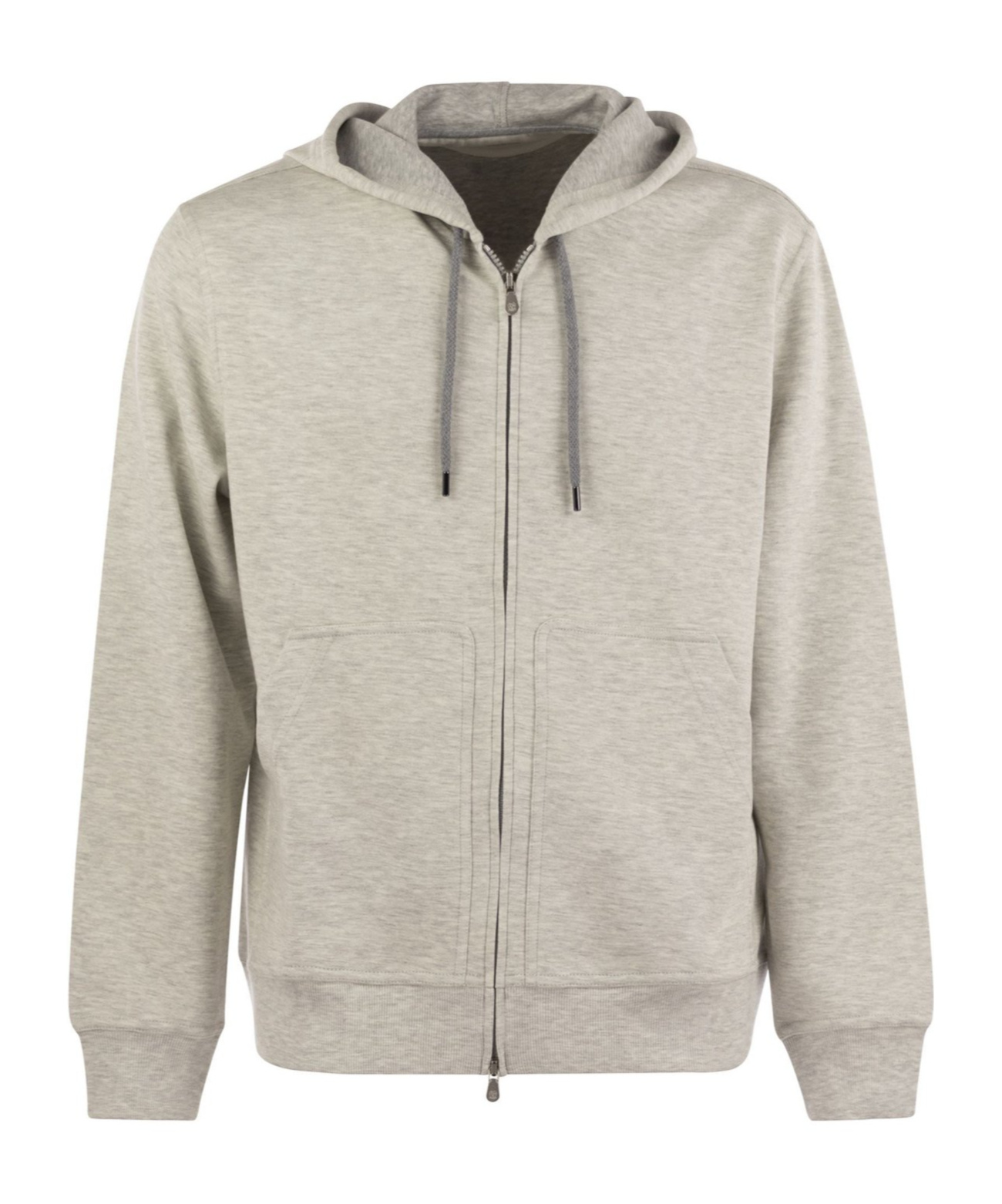 BRUNELLO CUCINELLI BRUNELLO CUCINELLI ZIP-UP DRAWSTRING HOODIE