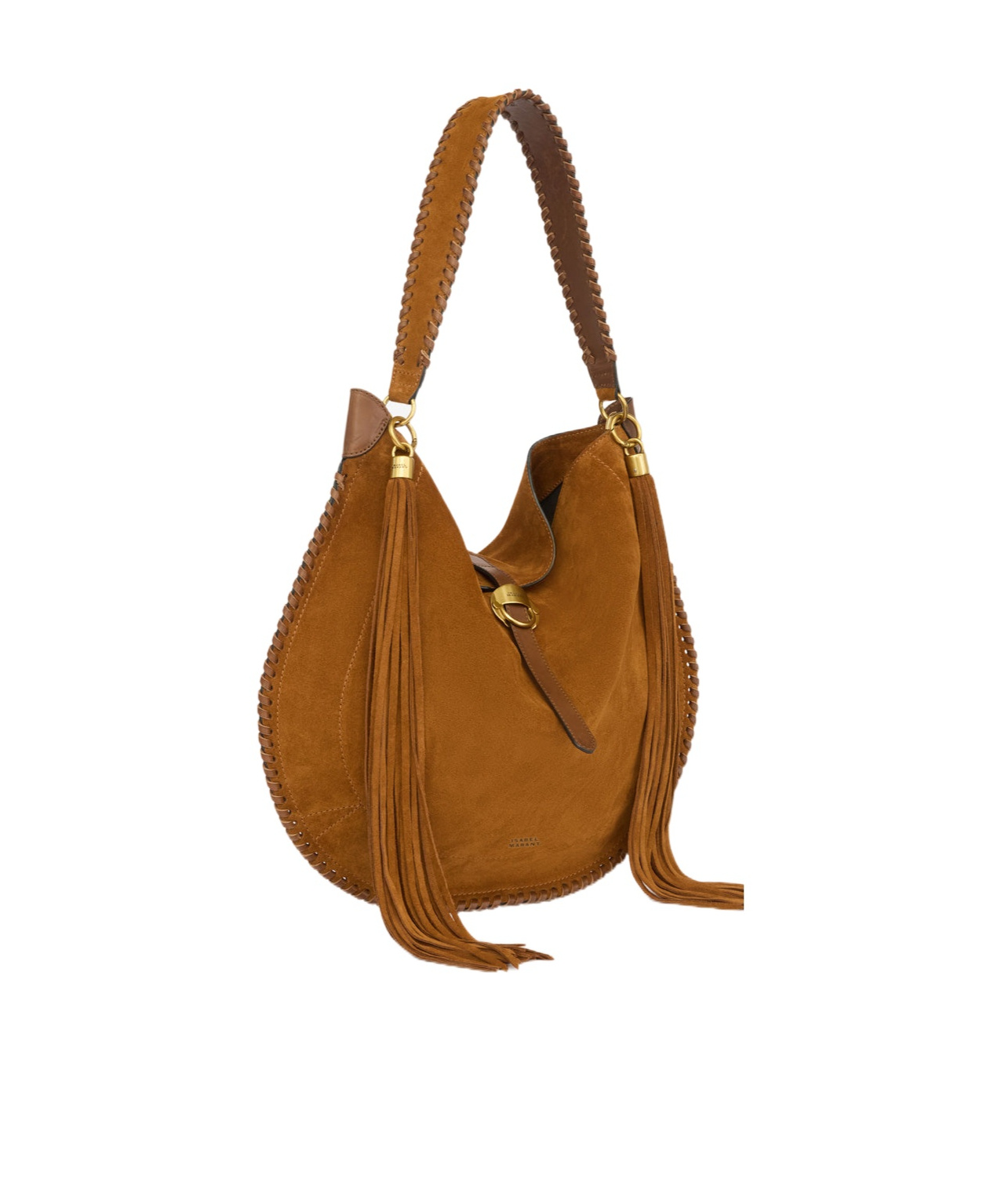 Isabel Marant Tassel Detail Shoulder Bag In Brown