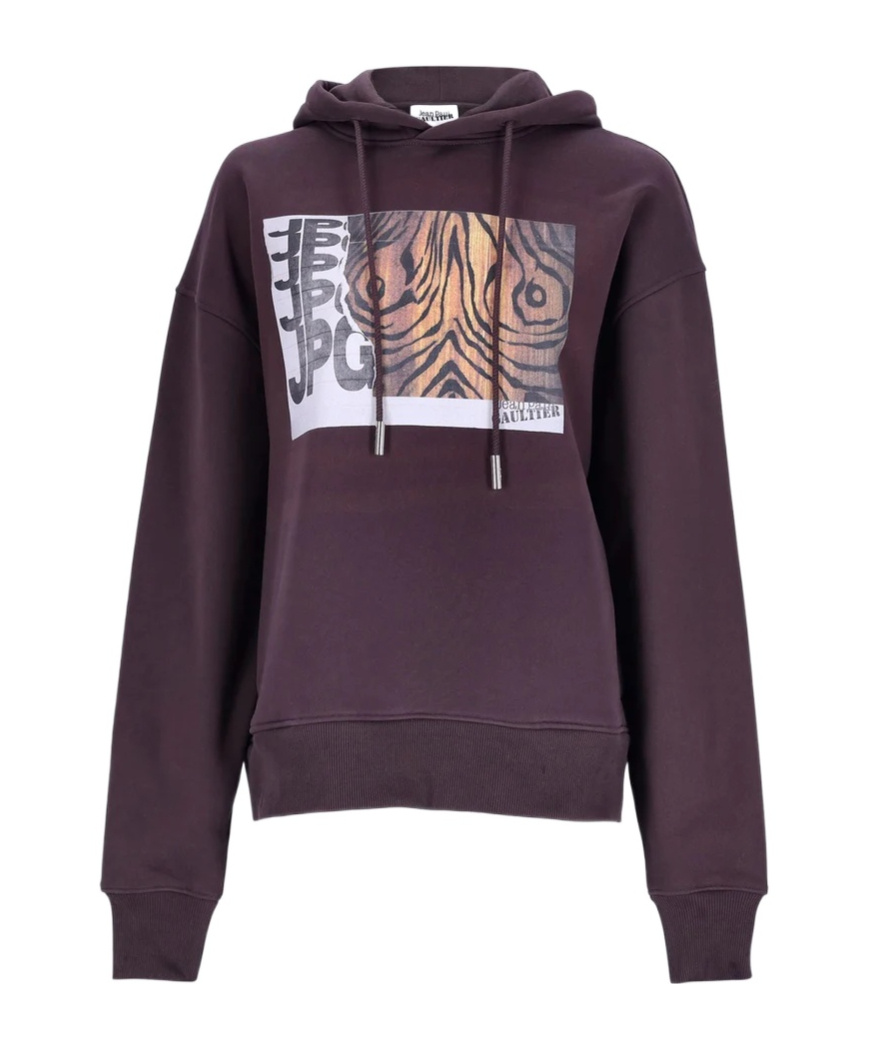 Jean Paul Gaultier Printed Wood Hoodie
