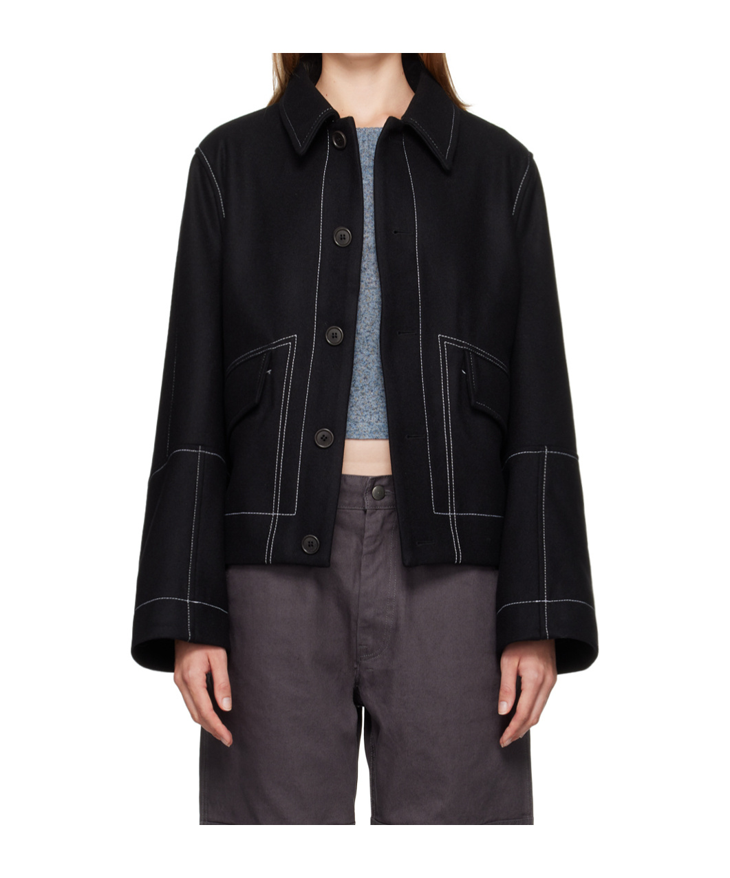 Shop Henrik Vibskov Dusk Jacket In Black