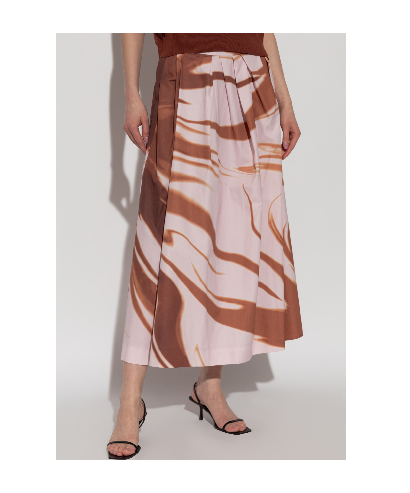 Dries Van Noten Zippered Skirt In Pink
