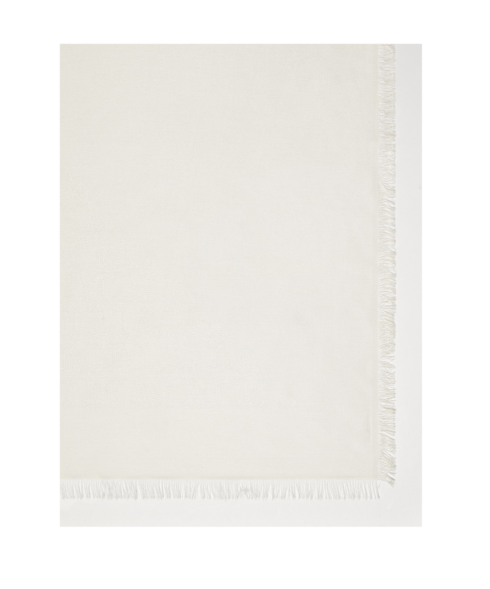 Max Mara Square Scarf In White