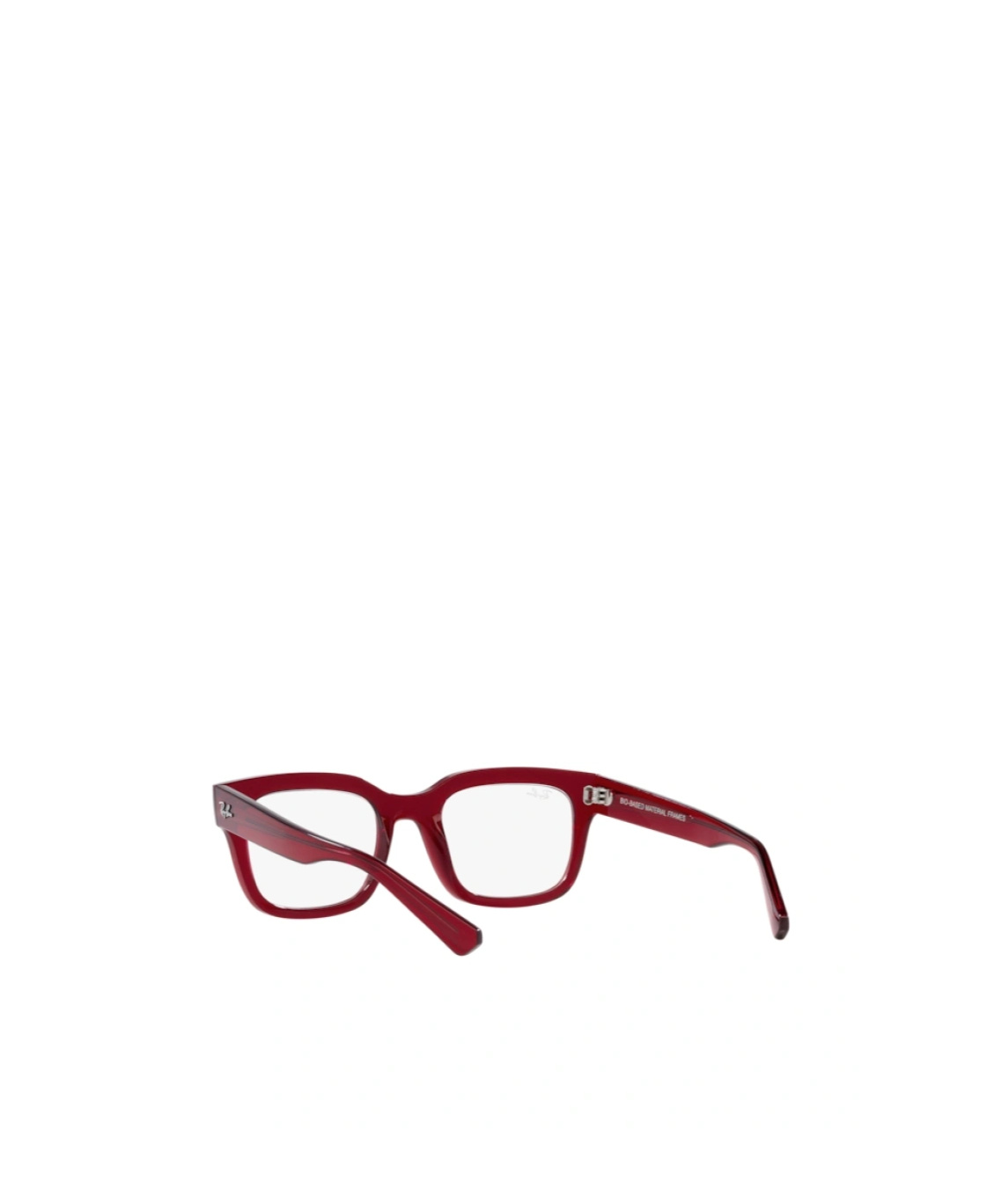 Ray Ban Chad 54mm Rectangular Optical Glasses In Red
