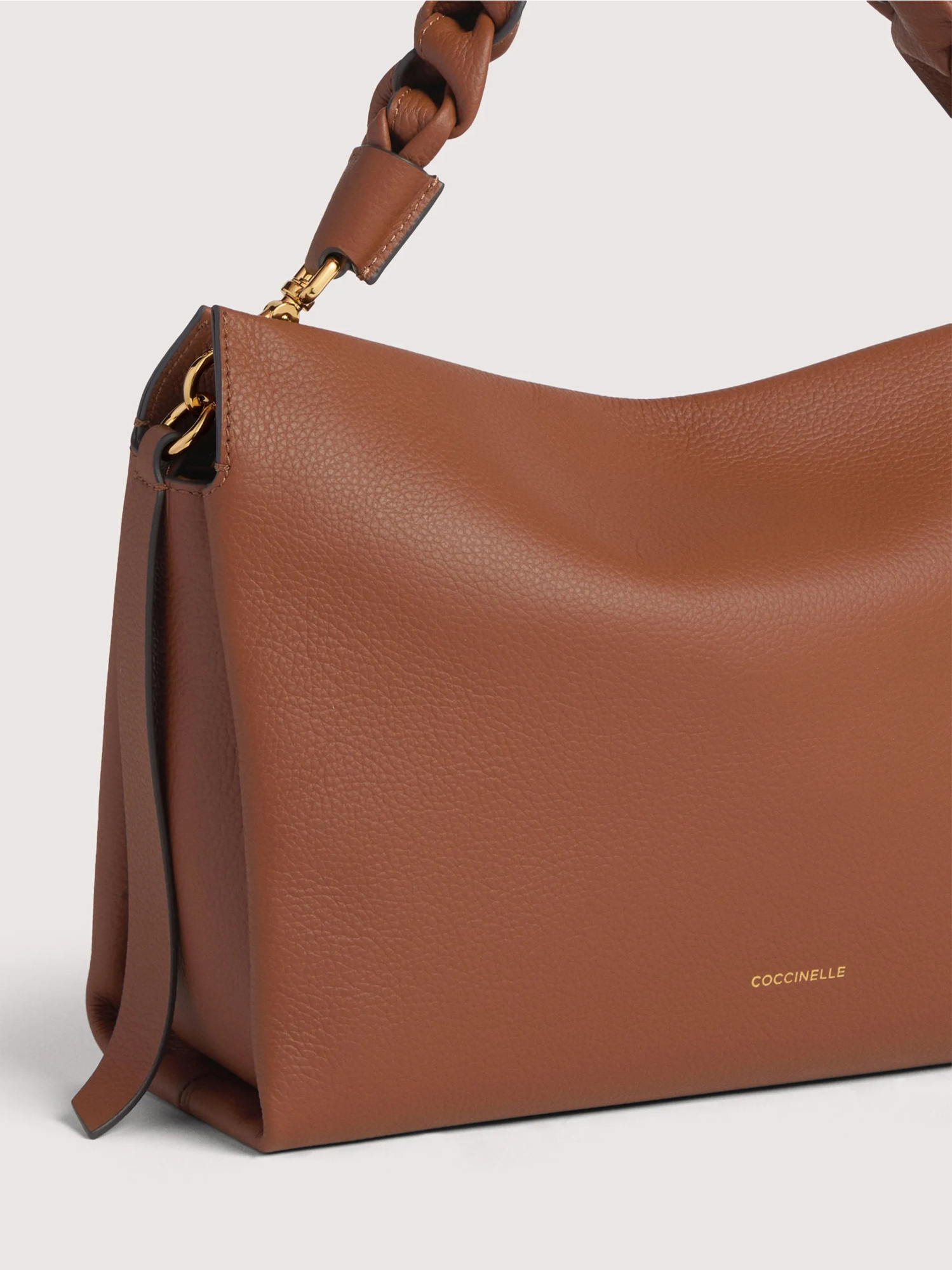 Coccinelle Borsa A Spalla In Pelle Double Boheme Small In Multi