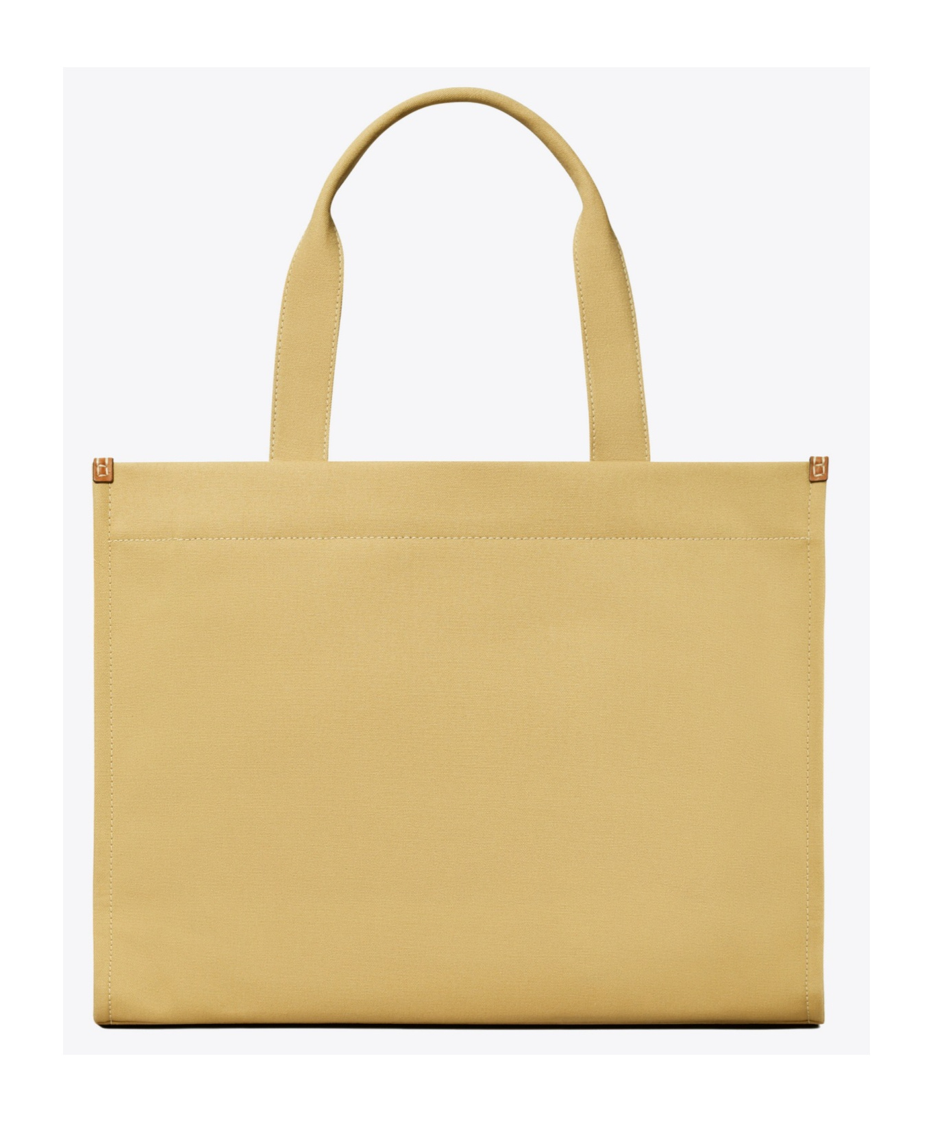 Tory Burch Ella Double T Logo Detailed Tote Bag In Nude